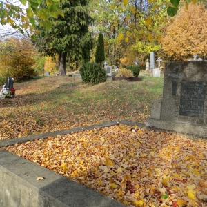 Cintorín v obci Štiavnické Bane 20.10.2018