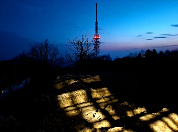 Sitno a svetlá z rozhľadne 13.3.2026