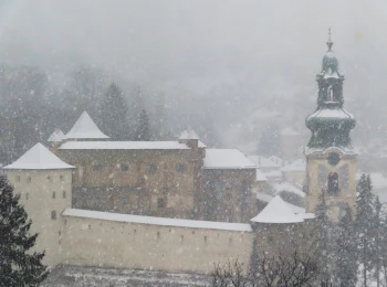 29.1.2021 - sneženie nad Starým Zámkom