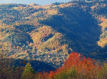Jeseň 2022 - pohľad na Hodrušu z Kanderky