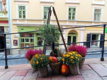 12.10.2025 - jesenná dekorácia na Trotuári