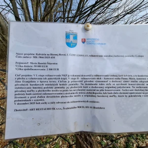 2.3.2026 - rekonštrukcia kalvárie