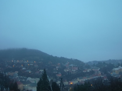 webkamera Banská Štiavnica 9.1.2025 16:00:35