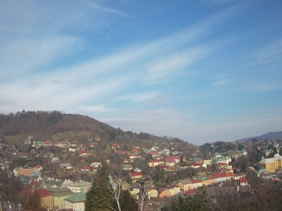 webkamera Banská Štiavnica 23.2.2025 13:20:21