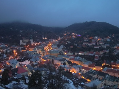 webkamera Banská Štiavnica 8.1.2025 16:35:01