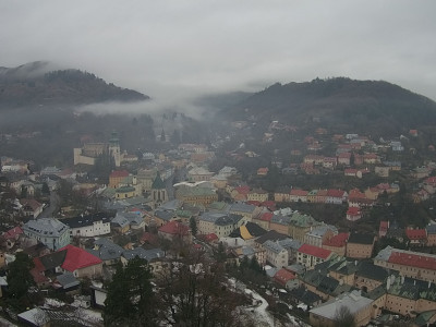 webkamera Banská Štiavnica 9.1.2025 10:55:01