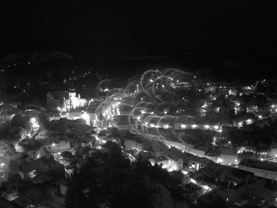 webkamera Banská Štiavnica 12.1.2025 17:55:02