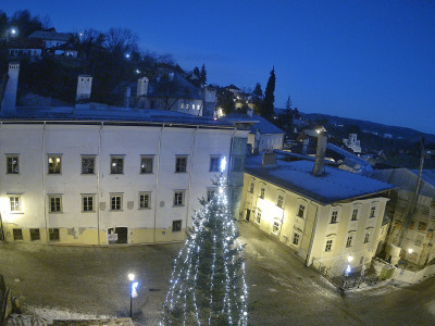 webkamera Banská Štiavnica 27.12.2024 16:45:15