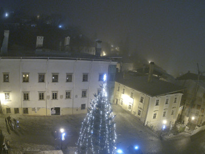 webkamera Banská Štiavnica 31.12.2024 21:15:24