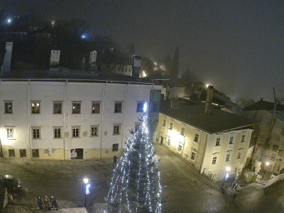 webkamera Banská Štiavnica 31.12.2024 23:45:30