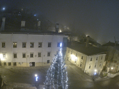 webkamera Banská Štiavnica 1.1.2025 18:15:23