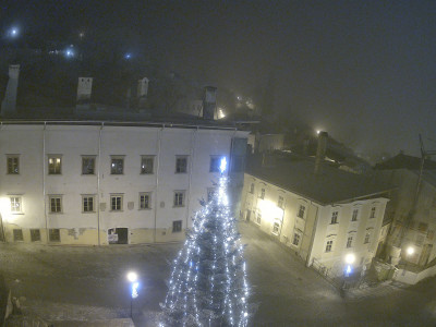 webkamera Banská Štiavnica 1.1.2025 22:15:22