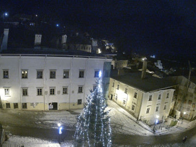 webkamera Banská Štiavnica 3.1.2025 17:55:47