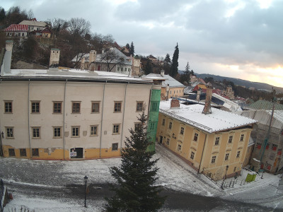 webkamera Banská Štiavnica 4.1.2025 07:55:26