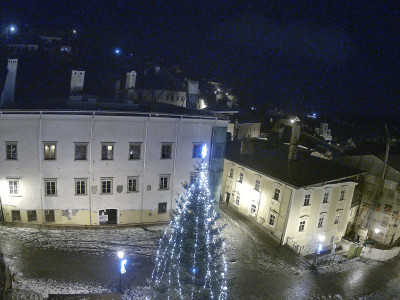 webkamera Banská Štiavnica 7.1.2025 22:15:31