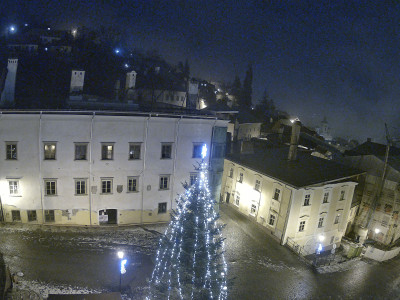 webkamera Banská Štiavnica 8.1.2025 17:45:34