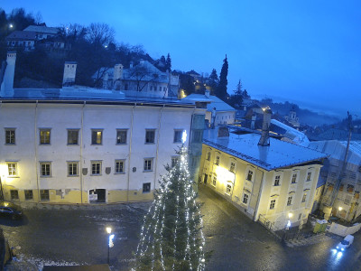 webkamera Banská Štiavnica 9.1.2025 07:15:32