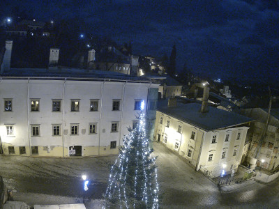 webkamera Banská Štiavnica 10.1.2025 17:55:35